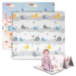 Сгъваема постелка за игра inSPORTline Michlino 150x180x1,2 см