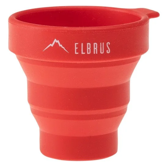 Сгъваема чаша ELBRUS Foldcup 130 мл, Червен