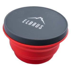 Сгъваема купа ELBRUS Foldbowl 1000 мл - Червен Сгъваема купа ELBRUS Foldbowl 1000 мл - Червен