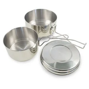 Стоманени съдове YATE Pot, 3 части Стоманени съдове YATE Pot, 3 части