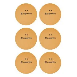 Топчета за тенис на маса inSPORTline Elisenda S2** Оранжев, 6 бр