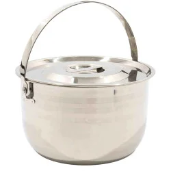 Туристическа тенджера с капак YATE Stainless steel 6 л