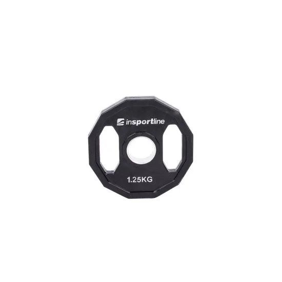 Комплект олимпийски гумирани тежести inSPORTline Ruberton 1.25-25 кг