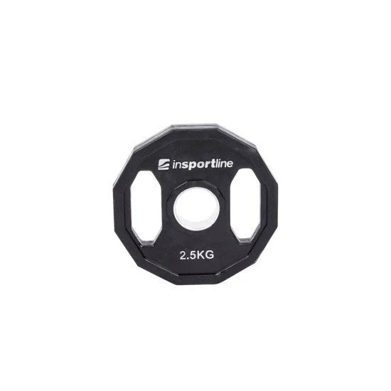 Комплект олимпийски гумирани тежести inSPORTline Ruberton 1.25-25 кг