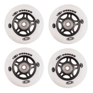 Комплект колела WORKER 76mm и лагери ABEC-7 chrome Комплект колела WORKER 76mm и лагери ABEC-7 chrome