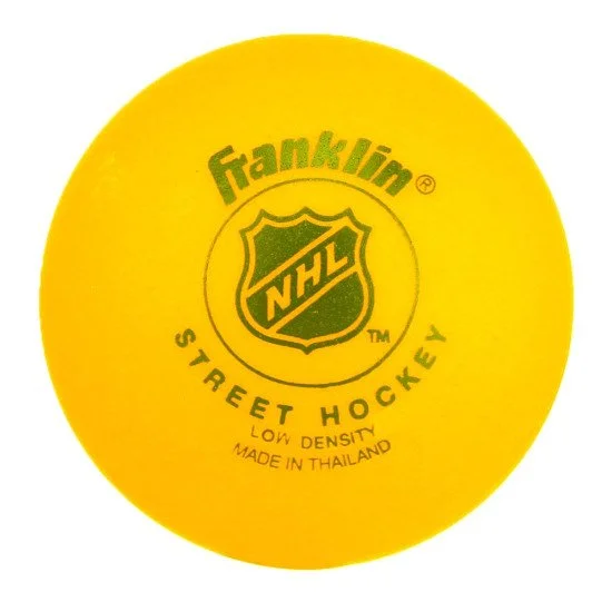 Топка за стрийт хокей FRANKLIN NHL, Жълт
