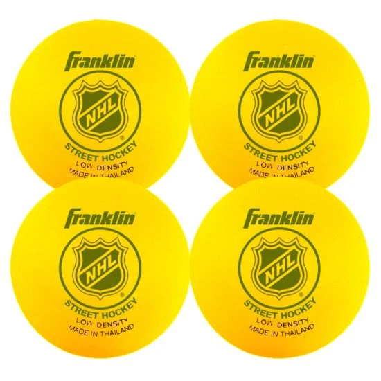 Топка за стрийт хокей FRANKLIN NHL, Жълт