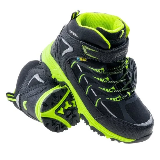 Детски обувки ELBRUS Savas Mid WP Jr, Зелен Детски обувки ELBRUS Savas Mid WP Jr, Зелен