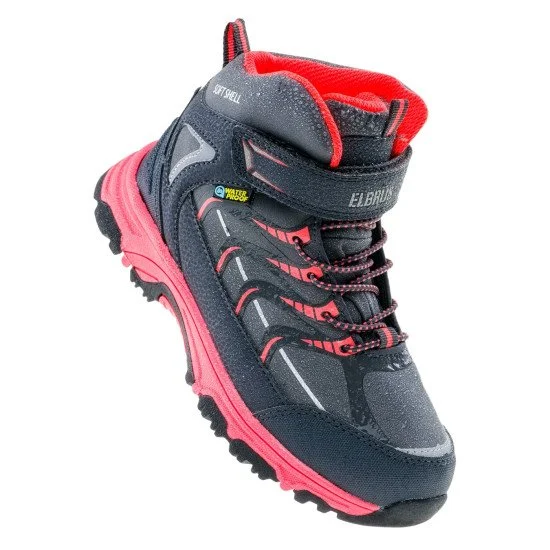 Детски обувки ELBRUS Savas Mid WP Jr, Сив Детски обувки ELBRUS Savas Mid WP Jr, Сив