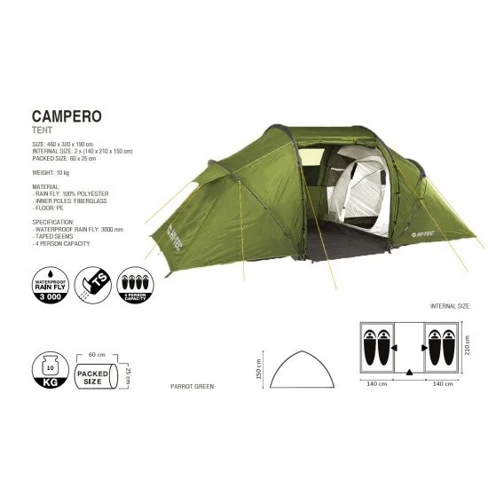 Палатка HI-TEC Campero 4 Палатка HI-TEC Campero 4