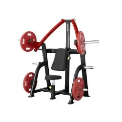 Преса за гърди Steelflex Plateload Line PSIP-Черен-Червен
