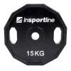 Стоманен диск с гумено покритие inSPORTline Ruberton 15 кг Стоманен диск с гумено покритие inSPORTline Ruberton 15 кг