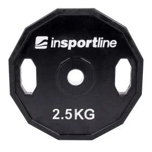 Стоманен диск с гумено покритие inSPORTline Ruberton 2.5 кг Стоманен диск с гумено покритие inSPORTline Ruberton 2.5 кг