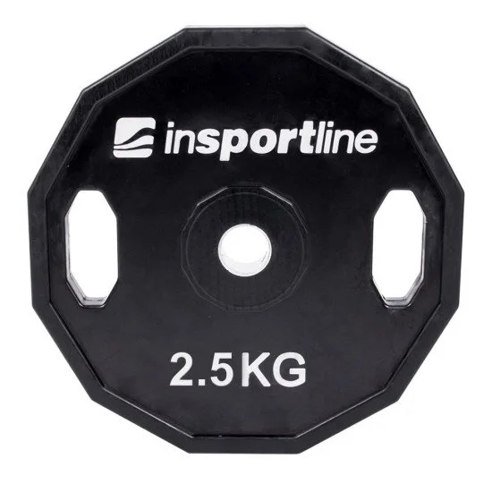 Стоманен диск с гумено покритие inSPORTline Ruberton 2.5 кг Стоманен диск с гумено покритие inSPORTline Ruberton 2.5 кг