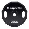 Стоманен диск с гумено покритие inSPORTline Ruberton 25 кг Стоманен диск с гумено покритие inSPORTline Ruberton 25 кг