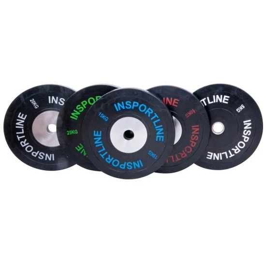 Олимпийска тежест inSPORTline Bumper Plate 25 кг