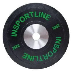 Олимпийска тежест inSPORTline Bumper Plate 25 кг