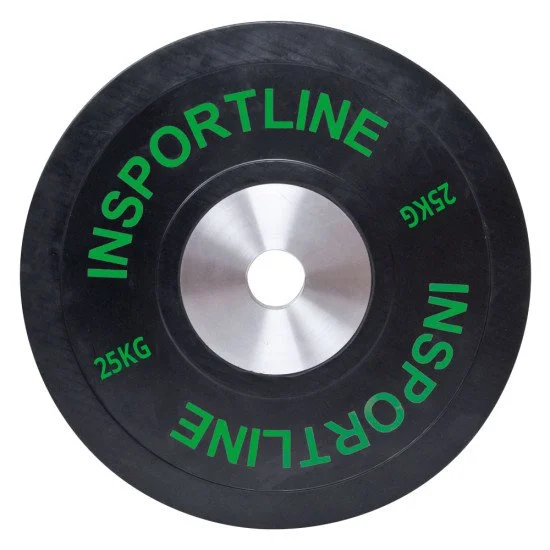 Олимпийска тежест inSPORTline Bumper Plate 25 кг