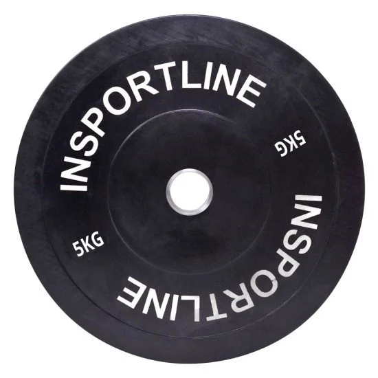 Олимпийска тежест inSPORTline Bumper Plate 5 кг Олимпийска тежест inSPORTline Bumper Plate 5 кг