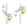 Спирачно устройство PETZL Asap без карабинер Спирачно устройство PETZL Asap без карабинер
