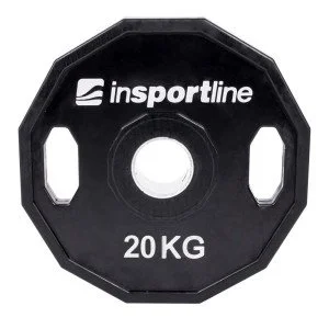 Олимпийски диск с гумено покритие inSPORTline Ruberton 20 кг Олимпийски диск с гумено покритие inSPORTline Ruberton 20 кг