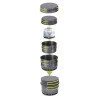 Туристически алуминиеви съдове PINGUIN Quadri X, New