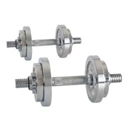 Комплект хромирани гири 2x10 кг