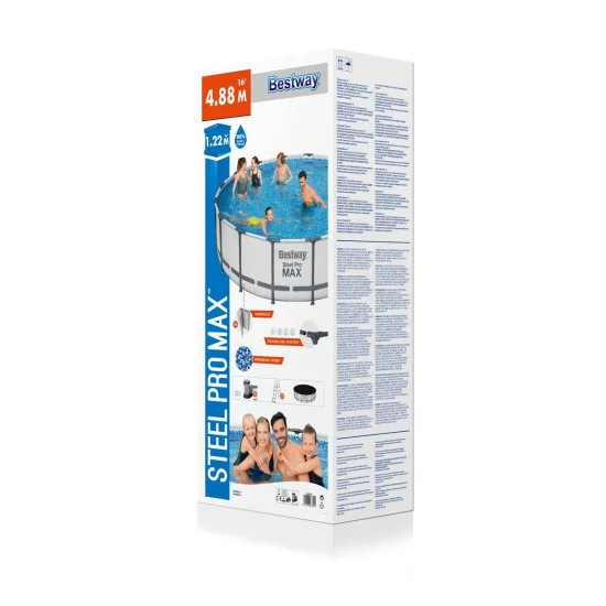 Градински басейн Bestway Steel Pro Max 488