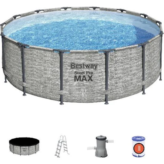 Градински басейн Bestway Steel Pro Max 427 NEW