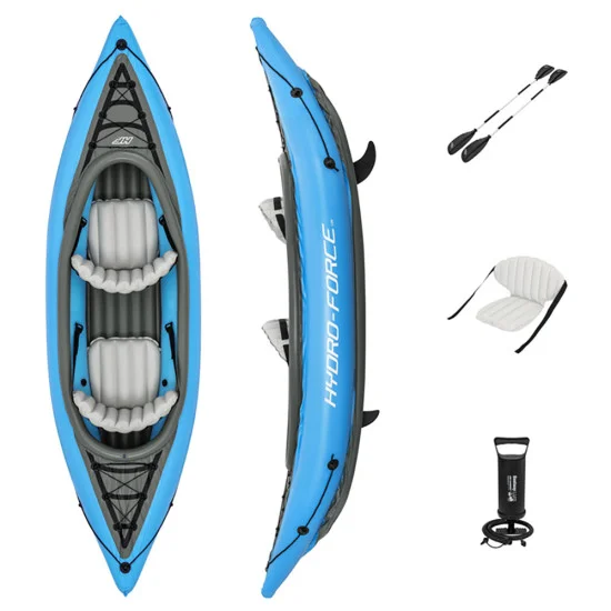 Надуваем каяк BESTWAY Cove X2 