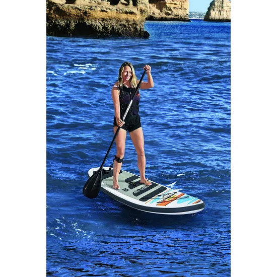 Надуваем SUP борд BESTWAY White Cap 305