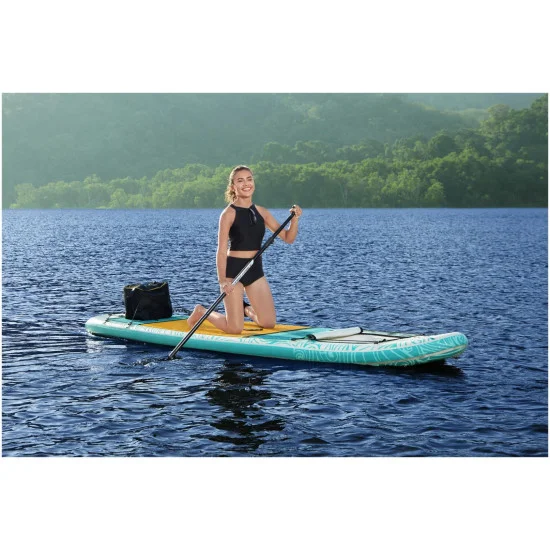 Надуваем SUP борд BESTWAY Panorama 340