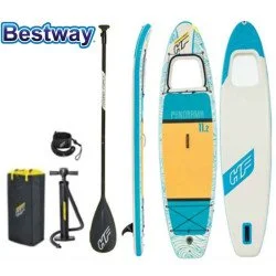 Надуваем SUP борд BESTWAY Panorama 340
