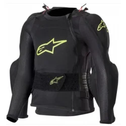 Детска ризница ALPINESTARS Bionic Plus - Черен-Жълт