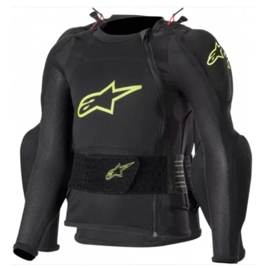 Детска ризница ALPINESTARS Bionic Plus - Черен-Жълт