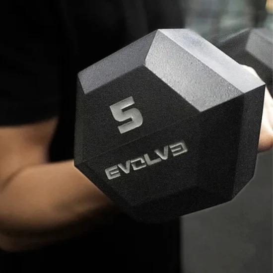 Хексагонален дъмбел EVOLVE TPU 5 кг
