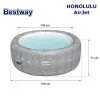 Надуваемо джакузи BESTWAY Lay-Z-Spa Honolulu AirJet Надуваемо джакузи BESTWAY Lay-Z-Spa Honolulu AirJet