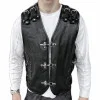 Кожен мото елек MOTOMALL Rock
