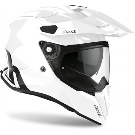 Мото каска AIROH Commander 2 Color White Gloss
