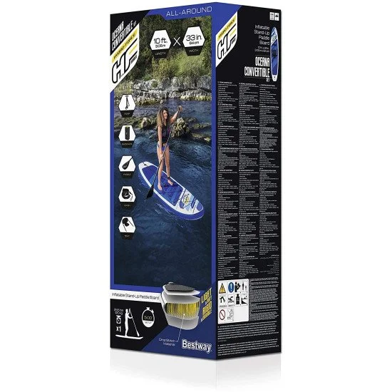Надуваем SUP борд Bestway Oceana