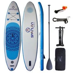 Надуваем SUP борд SPARTAN 320-15 бял/син