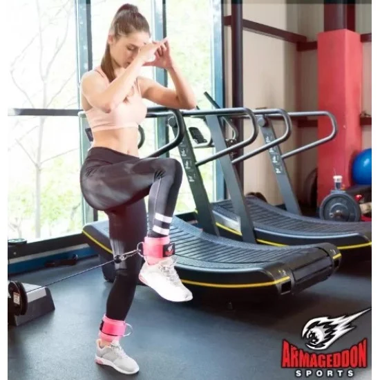 Наглезенник за фитнес чифт Armageddon Sports - Розов