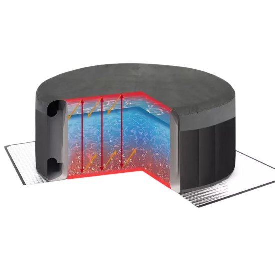 Подложка за джакузи inSPORTline 180 х 180 см