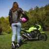 Дамско кожено мото яке W-TEC Lady Sheawen - черен Дамско кожено мото яке W-TEC Lady Sheawen - черен