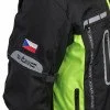 Мъжко мото яке W-TEC Gelnair, черен/зелен Мъжко мото яке W-TEC Gelnair, черен/зелен