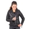 Дамско кожено мото яке W-TEC Brinea