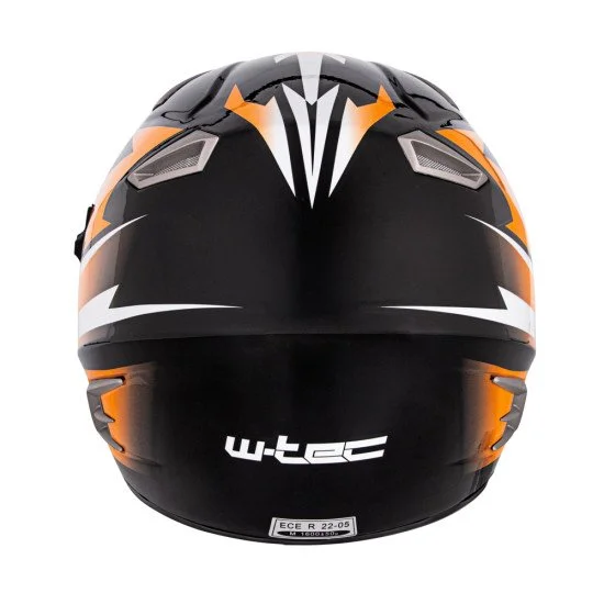 Мото каска W-TEC Dualsport - Черен/оранжев Мото каска W-TEC Dualsport - Черен/оранжев