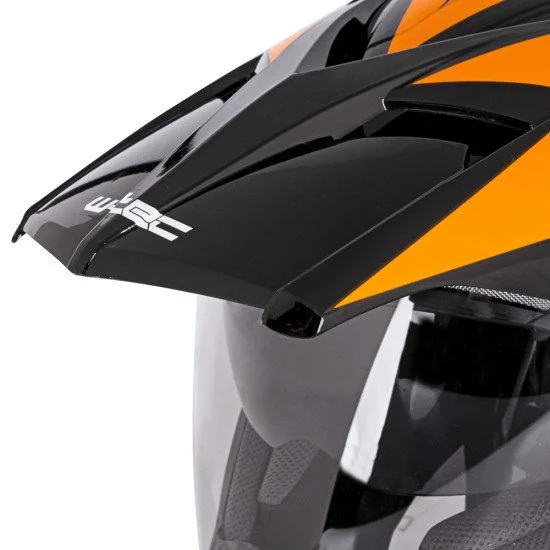 Мото каска W-TEC Dualsport - Черен/оранжев Мото каска W-TEC Dualsport - Черен/оранжев
