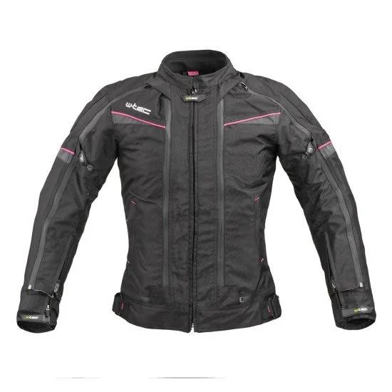 Дамско мото яке W-TEC Progair Lady - черен - розов Дамско мото яке W-TEC Progair Lady - черен - розов