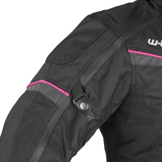 Дамско мото яке W-TEC Progair Lady - черен - розов Дамско мото яке W-TEC Progair Lady - черен - розов
